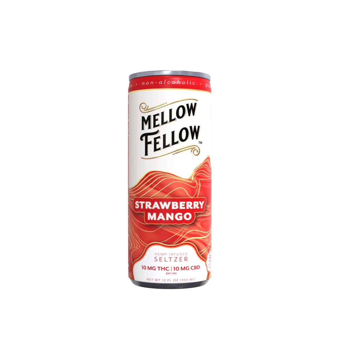 Mellow Fellow Delta 9 THC + CBD Seltzer 20MG