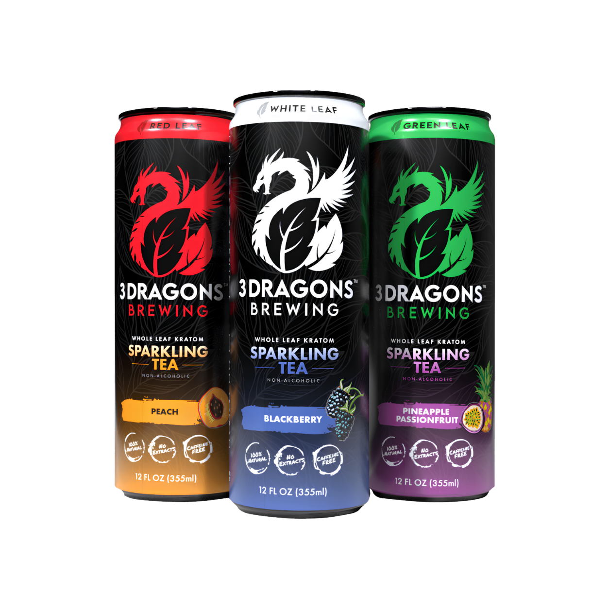 3 Dragon Brewing Kratom Sparkling Tea