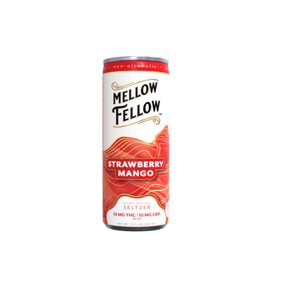 Mellow Fellow Delta 9 THC + CBD Seltzer 20MG
